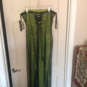 Strapless gown/prom dress, ZumZum, kelly green, Size 11-12